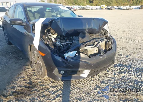 2017 Honda Civic Ex-L из США, поврежденный, VIN 2HGFC1F78HH640980